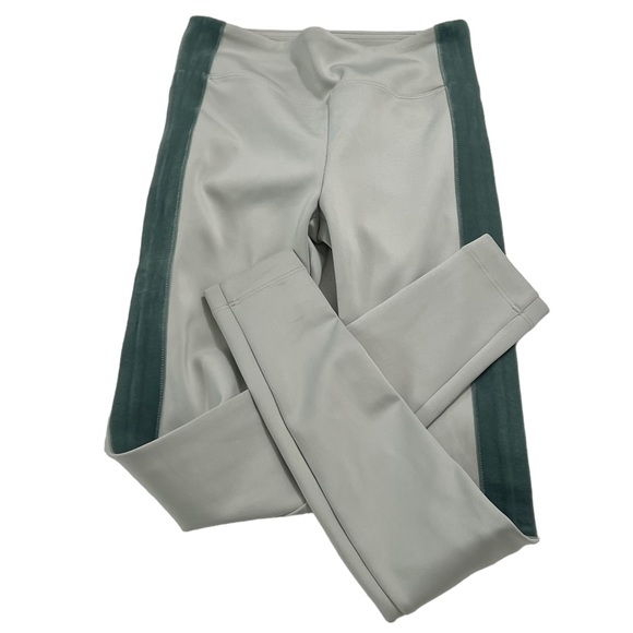 Koral Green Velvet Stripe Leggings XS - Picture 4 of 8